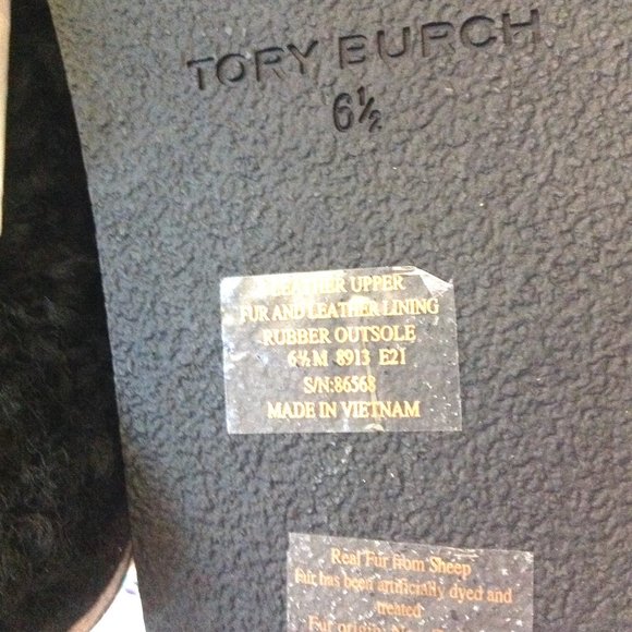 Tory Burch Miller Cloud Shearling Sandals - Picture 12 of 14